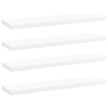 Berkfield Bookshelf Boards 4 pcs White 40x10x1.5 cm Engineered Wood