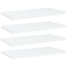 Berkfield Bookshelf Boards 4 pcs White 40x20x1.5 cm Engineered Wood