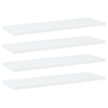 Berkfield Bookshelf Boards 4 pcs White 60x20x1.5 cm Engineered Wood