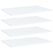 Berkfield Bookshelf Boards 4 pcs White 60x40x1.5 cm Engineered Wood