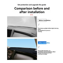 Center Console Sun Protection & Heat Insulation Mat for Alphard/Vellfire 40 Series Dashboard Cover Board Mat RHD