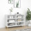 Berkfield Sideboard White 103.5x35x70 cm Engineered Wood 1