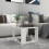 Berkfield Coffee Table White 40x40x30 cm Engineered Wood 1