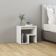 Berkfield Bed Cabinet White 40x30x40 cm Engineered Wood