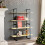 Berkfield 4-Tier Book Cabinet 100x30x140 cm Solid Pine Wood 1