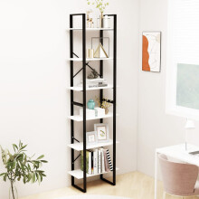 Berkfield Storage Shelf White 60x30x210 cm Solid Wood Pine