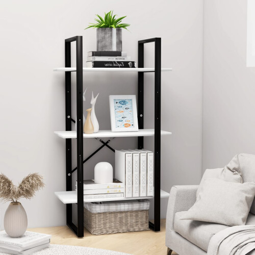 Berkfield Storage Shelf White 60x30x105 cm Engineered Wood