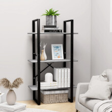 Berkfield Storage Shelf Concrete Grey 60x30x105 cm Engineered Wood
