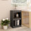 Berkfield Book Cabinet Grey 40x30x71.5 cm Solid Pinewood 1