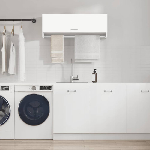 Berkfield Wardrobe White 100x32.5x35 cm Engineered Wood