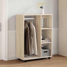 Berkfield Wardrobe Sonoma Oak 80x40x110 cm Engineered Wood