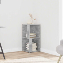 Berkfield Corner Cabinet Concrete Grey 33x33x67 cm Engineered Wood