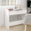 Berkfield Console Table White 89x41x76.5 cm Steel 1