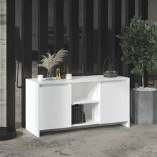 Berkfield TV Cabinet White 102x37.5x52.5 cm Engineered Wood