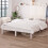Berkfield Bed Frame without Mattress White Solid Wood Small Double 1