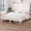 Berkfield Bed Frame without Mattress White Solid Wood Pine Double 1