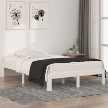 Berkfield Bed Frame without Mattress White 120x190cm Small Double