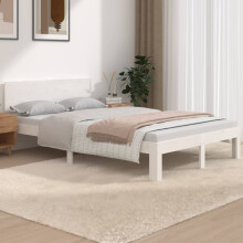 Berkfield Bed Frame without Mattress White 120x190cm Small Double