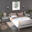 Berkfield Wall-mounted Bedside Cabinets 2 pcs Concrete Grey 1