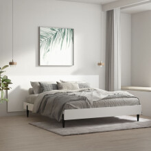 Berkfield Wall Headboard White 240x1.5x80 cm Engineered Wood