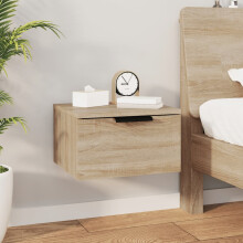 Berkfield Wall-mounted Bedside Cabinet Sonoma Oak 34x30x20 cm