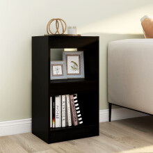 Berkfield Book Cabinet/Room Divider Black 40x30x72 cm