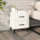 Berkfield Bedside Cabinet White 40x35x47.5 cm 1