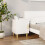 Berkfield Bedside Cabinet White Engineered Wood 1