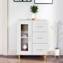 Berkfield Sideboard White 69,5x34x90 cm Engineered Wood