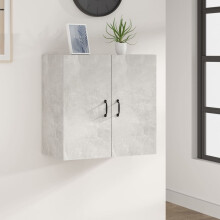 Berkfield Wall Cabinet Concrete Grey 60x31x60 cm Engineered Wood
