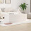 Berkfield Coffee Table White 100x50x35 cm Solid Wood Pine 1