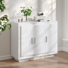 Berkfield Sideboard White 92x35x75 cm Engineered Wood