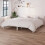 Berkfield Bed Frame without Mattress White Solid Wood Super King 1