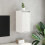 Berkfield Wall Cabinet White 30x30x60 cm Solid Wood Pine 1