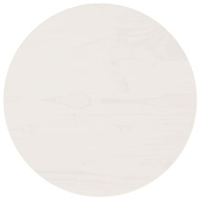 Berkfield Table Top White ò40x2.5 cm Solid Wood Pine