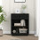 Berkfield Console Cabinet Black 60x34x75 cm Solid Wood Pine 1
