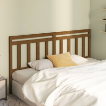 Berkfield Bed Headboard Honey Brown 186x4x100 cm Solid Wood Pine