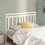 Berkfield Bed Headboard White 140x4x100 cm Solid Wood Pine 1