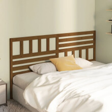 Berkfield Bed Headboard Honey Brown 206x4x100 cm Solid Wood Pine