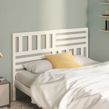 Berkfield Bed Headboard White 166x4x100 cm Solid Wood Pine