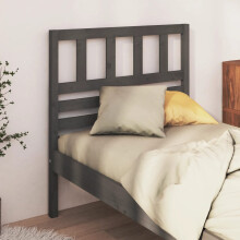 Berkfield Bed Headboard Grey 96x4x100 cm Solid Wood Pine
