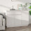 Berkfield Sideboard White 110x34x75 cm Solid Wood Pine 1