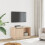 Berkfield TV Cabinet 74x35x44 cm Solid Wood Pine 1
