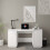 Berkfield Desk White 140x50x75 cm Solid Wood Pine 1