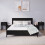Berkfield Bedside Cabinet 2 pcs Black 79.5x38x65.5 cm Solid Wood Pine 1