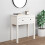 Berkfield Console Table White 70x35x75 cm Solid Wood Pine 1