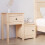 Berkfield Bedside Cabinet 79.5x38x65.5 cm Solid Wood Pine 1