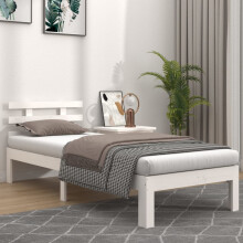 Berkfield Bed Frame without Mattress White 90x190cm Single