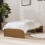 Berkfield Bed Frame without Mattress Honey Brown Solid Wood 75x190 cm Small Single 1