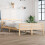 Berkfield Bed Frame without Mattress Solid Wood 135x190 cm Double Double 1
